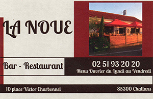 BAR RESTAURANT LA NOUE BAR RESTAURANT LA NOUE